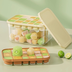 Vuông Nhựa Silicone <span class=keywords><strong>Ice</strong></span> Cube Khay Nắp <span class=keywords><strong>Bin</strong></span> Cộng Với <span class=keywords><strong>Ice</strong></span> Scoop Rò Rỉ Bằng Chứng Có Thể Tháo Rời Nắp Dễ Dàng Sử Dụng <span class=keywords><strong>Ice</strong></span> Cream Maker Cho Tủ Đông - Product Image 5