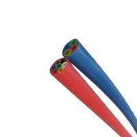 Microtubos Flexibles de HDPE de Alta Presión Cuadrados Personalizados OEM para Protección de Cables de Fibra Óptica Subterráneos, Microductos de HDPE