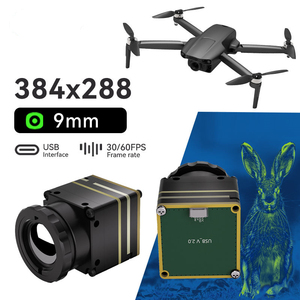 Uzun Menzilli Termal Görüntüleme Kamerası 384x288, USB Kızılötesi Gece Görüş Modülü ile 9/15mm Odak Uzaklığı Kızılötesi Termal Görüntüleme - Product Image 2