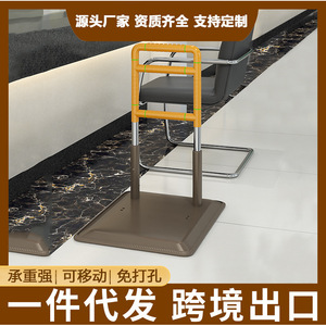 Barrières de lit réglables en hauteur Cuiyu, en acier inoxydable antidérapant pour personnes âgées, sans perçage requis. - Product Image 5