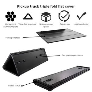 Cubierta Rígida Triple Plegable de Aluminio 4x4 de Lujo con Cierre para NP300 y <span class=keywords><strong>AMAROK</strong></span> - Product Image 2