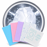 Feuilles de lessive écologiques sans plastique, concentrées et dissolvables pour le lavage domestique
