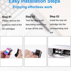 MANTIS 兼容 HP 63/63XL 墨盒可填充式 CMYK 颜色 12 个月保修芯片 100% 兼容 HP 1110 4650 2131 - Product Image 6