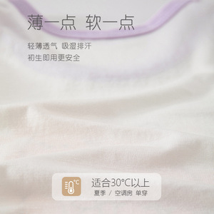 Gilet d'été unisexe pour bébé, respirant, imprimé dessin animé, en tissu modal - Product Image 3