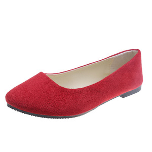 Nouvelles <span class=keywords><strong>chaussures</strong></span> plates en daim pour femmes, style printemps-automne, couleur bonbon, plateforme, grandes tailles 40-43 - Product Image 3