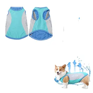 Evaporative Microfiber Sun Protection Jacket Lightweight Dog Cooling Vest Instant Cooling T-Shirts for Walking, Running