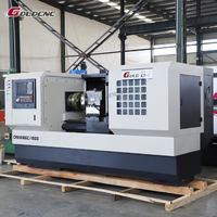 Mesin Bubut CNC Tugas Berat CAK6166 Spindle Big Bore CNC Lathe untuk Pembubutan Pipa Minyak dan Gas