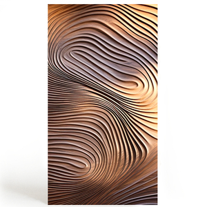 Pannello Murale Fonoassorbente <span class=keywords><strong>in</strong></span> MDF con Texture Ondulata 3D Intagliata, Lussuoso e Moderno, <span class=keywords><strong>per</strong></span> Decorazione d'Interni di Camere <span class=keywords><strong>da</strong></span> <span class=keywords><strong>Letto</strong></span> e Mobili - Product Image 2