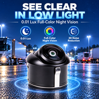IP68 Waterdichte voertuigzijcamera met 1.4mm lens D178 H165 V100 beeldhoek en 4-pins vliegtuigkabel voor bestelwagens OEM ODM