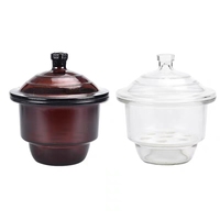 Déshydrateur de verre ambre de laboratoire avec plaque de porcelaine déshydrateur sous vide ambre