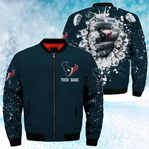 Trademark Soccer Baseball Uniform Jacket Bomber Streetwear Winter Plus Size Men's Coats Men's Jackets Men's Clothing