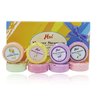 Coffret de bombes de douche aromathérapeutiques à marque privée, aux huiles essentielles naturelles, pour le soulagement du stress, <span class=keywords><strong>SPA</strong></span> à domicile, coffret cadeau bien-être - Product Image 1