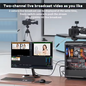 Dual HDMI 1080P 60Hz Pcie 2.0 Độ Nét Cao Video <span class=keywords><strong>Capture</strong></span> <span class=keywords><strong>Card</strong></span> Trộn Giao Diện Điều Khiển Thẻ Chơi Game Chụp Streaming Đối Obs <span class=keywords><strong>Xbox</strong></span> - Product Image 3