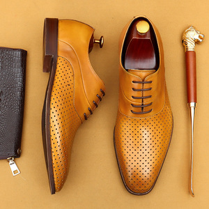 Zapatos Casuales Populares con Diseño Calado, Verano 2026, Mocasines de Cuero Genuino Cómodos y Duraderos, Transpirables y Perforados para Hombre - Product Image 6