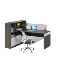 Table de finances en bois moderne simple meubles combinaison de chaise de bureau 2/3/4/6 Position artificielle écran porte-carte bureau du directeur