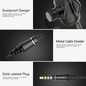 Langsdom-<span class=keywords><strong>auriculares</strong></span> de Metal D4c con <span class=keywords><strong>cable</strong></span>, cascos dobles deportivos Hifi estéreo con Supergraves para <span class=keywords><strong>Iphone</strong></span> - Product Image 5