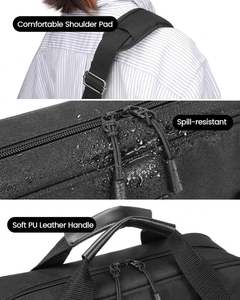 Échantillon gratuit BSCI Classeur à fermeture éclair à anneaux en D de 3 pouces avec une capacité de plus de 700 feuilles, classeur à fermeture éclair à 3 anneaux avec bandoulière pour l'école - Product Image 4