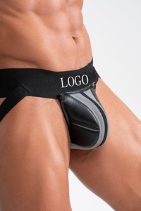 Traje de neopreno de telas especiales con logotipo personalizado, material grueso de 0,5 cm, ropa interior Sexy para hombre, suspensorio <span class=keywords><strong>Gay</strong></span> - Product Image 6