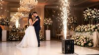 Machine à étincelles froides MAYAFX 600W pour événements, éclairage de scène professionnel, système de feux d'artifice à flamme froide avec contrôle DMX, prêt à être expédié