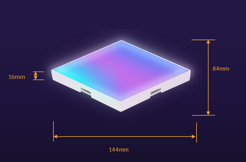 144*84*16 millimetri