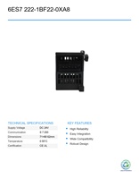 Módulo de Expansión de Salida Digital S-I-E 6ES7 222-1BF22-0XA8 EM222 Usado, Controlador de Programación PLC Inteligente para Automatización Industrial