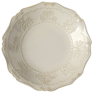 Ceramic <b>Dinner</b> Plates Set with Embossed Design Vintage Cup and Plate Set Tableware for Wedding - Product Image 6