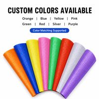 Rouleau de film réfléchissant en PVC de couleur personnalisée pour ruban à mailles cristallines, vêtements de sécurité, sacs, chaussures et produits d'extérieur