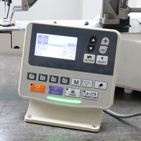 Machine à coudre industrielle à point de barrette HK-430D, facile à utiliser, avec lubrification automatique et cœur PLC