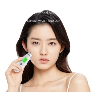 Analyseur de peau électronique, testeur d'humidité et de sébum, détecteur d'hydratation, analyseur de peau numérique rechargeable pour la mesure de l'humidité cutanée - Product Image 1
