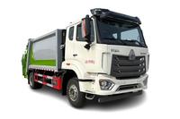 Camion compacteur de déchets diesel manuel HOWO 6x4 de 16 mètres cubes, véhicule de collecte des ordures urbaines