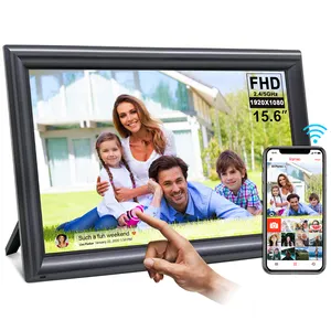 Hot Sell FRAMEO 15 Inch 64GB Wall Mountable Auto-Rotate Share Moments Instantly from Anywhere WiFi Digital Picture Photo Frames