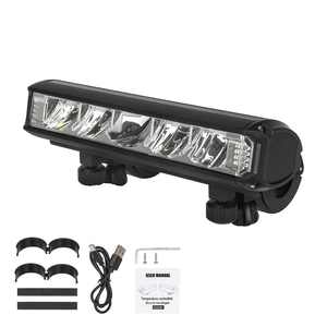 Kit de feux avant de vélo 8000 mAh et feux arrière à détection de vitesse pour VTT 640, vélo de route, avec port USB, lampe de vélo - Product Image 3