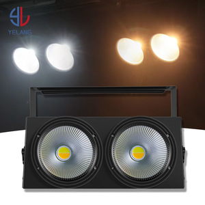 RuiEn 200W Branco Quente Cor Branca 3in1 Disco Stage Light 2-Eye COB <span class=keywords><strong>Blinder</strong></span> Light com DMX Controle Fill Effect Iluminação Estágio - Product Image 2