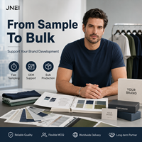 JNEI Private Label Bedrukte T-shirt 150gsm Snel Droogende Ronde Hals T-shirt voor Zomerreizen Merkcollecties
