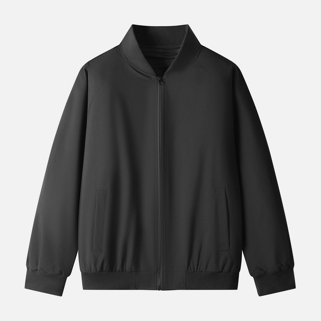Stand Collar Jacket Men's Spring, Autumn and Winter Baseball Uniform Jacket Men's Work Jacket