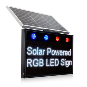 Fábrica Fabrica Señales de Tráfico Digitales Variables LED de 18 Pulgadas, Impermeables IP54, de 5 mm de Píxeles, Alimentadas por Energía Solar - Product Image 4