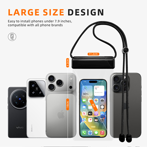 New Universal 8 Inch Waterproof <strong>Mobile</strong> Phone <strong>Bag</strong> Clear Easy to Use Touch Sensitive Dry Pouch for Water Sports - Product Image 4