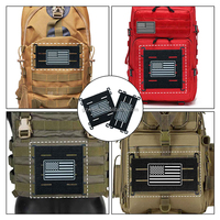 Organisateur de patchs carrés personnalisés à boucles auto-agrippantes, panneau Molle en nylon épais avec boucles à pression pour gilet tactique, sac à dos, décoration DIY
