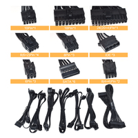 ATX 850W Modular penuh RGB 80Plus Emas 20 + 4Pin 12V PSU profesional e-sports Video Game komputer Server catu daya tersedia