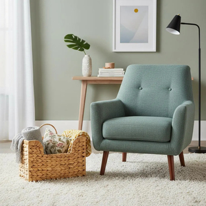 Cesta de Jacinto de Agua Hecha a Mano para Guardar Mantas, Organizador de Revistas Tejido Natural, Contenedor Rústico en Forma de U con Asas para Sala de Estar - Product Image 5