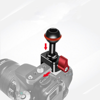 Adaptateur à rotule de 20mm pince NATO pour appareil photo reflex numérique, support pour moniteur, support de lumière, support pour téléphone