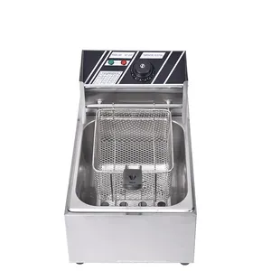 High quality Industrial restaurant single double tank fish donut kfc potato chips chicken electric commercial deep fryers