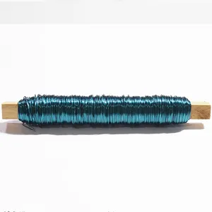 High Quality Diy Craft Paddle Wire For Flower Painted Metal Wire Color Wire