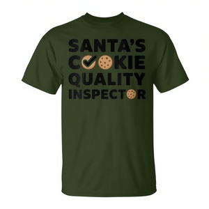 Camiseta navideña del inspector de calidad de las galletas de Papá Noel - Product Image 2