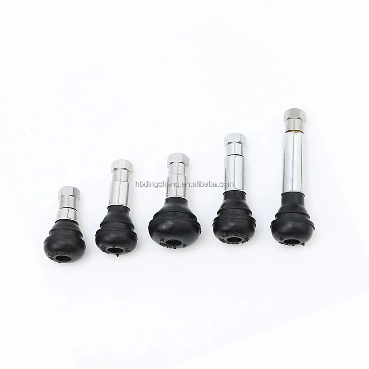 Automotive Tire Spare Parts Tubeless Snap-in Tire Valve Metal Stem TR413C Metal Stem Tyre Valve
