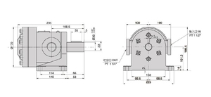Fixed Displacement Hydraulic Oil Vane <b>Pump</b> 150T-61 <b>Foot</b>-Mounted 900-1800 Rpm for Construction Machinery Hydraulic Power System - Product Image 3