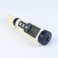 Compteur d'acidité étanche multifonctionnel portable numérique 5-en-1 testeur de sel + de température pH-mètre stylo de test de qualité de l'eau