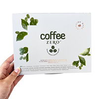 Caja de Cartón Biodegradable Personalizada para Té y Café, Embalaje Plegable de Grado Alimenticio, Impresión Dorada, Hermética y Resistente a la Humedad