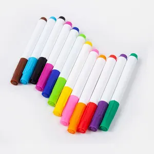 Kleurrijke Uitwisbare Whiteboard Marker Pen Magnetische Witte Boord Dry Erase Markers Met Gum