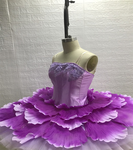 Nouveaux Costumes de ballet professionnels en satin pour femmes <span class=keywords><strong>TUTU</strong></span>-19 Hook & Eye Pancake <span class=keywords><strong>Tutu</strong></span> pour filles Design attrayant - Product Image 3